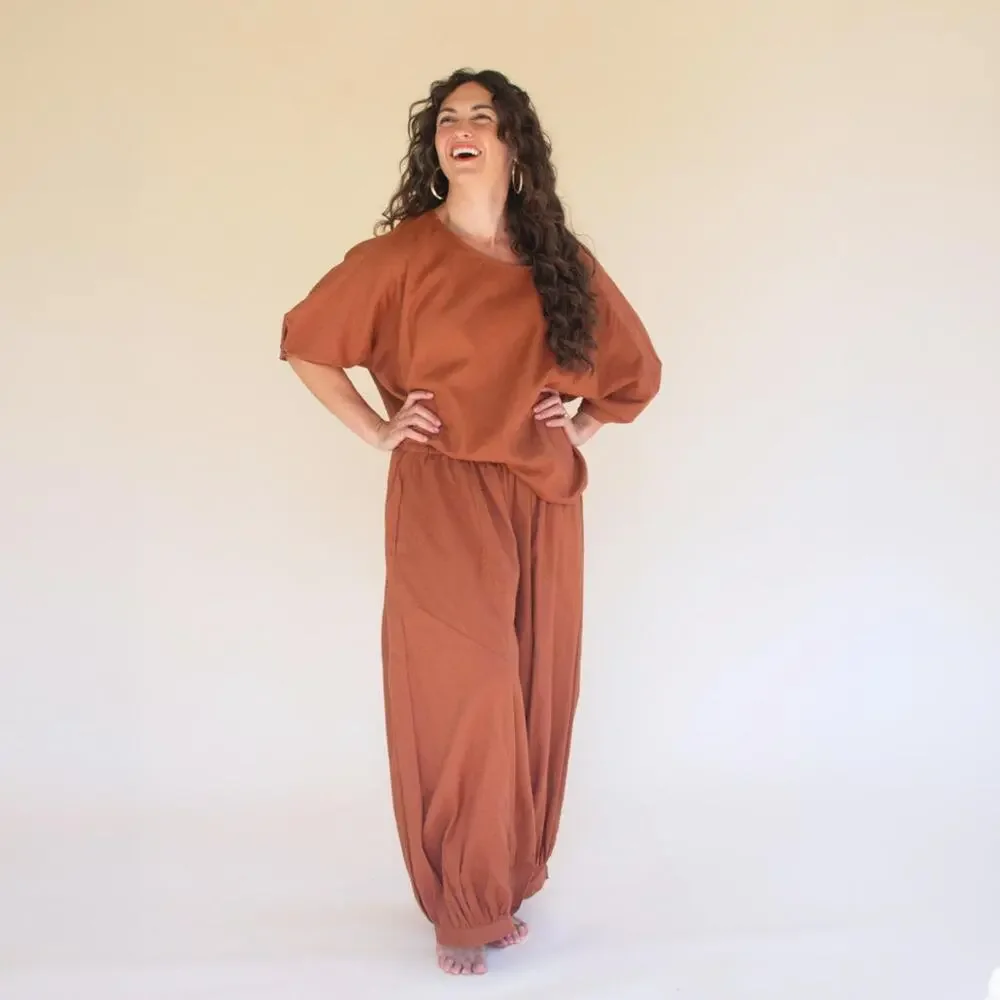 Womens matching set button